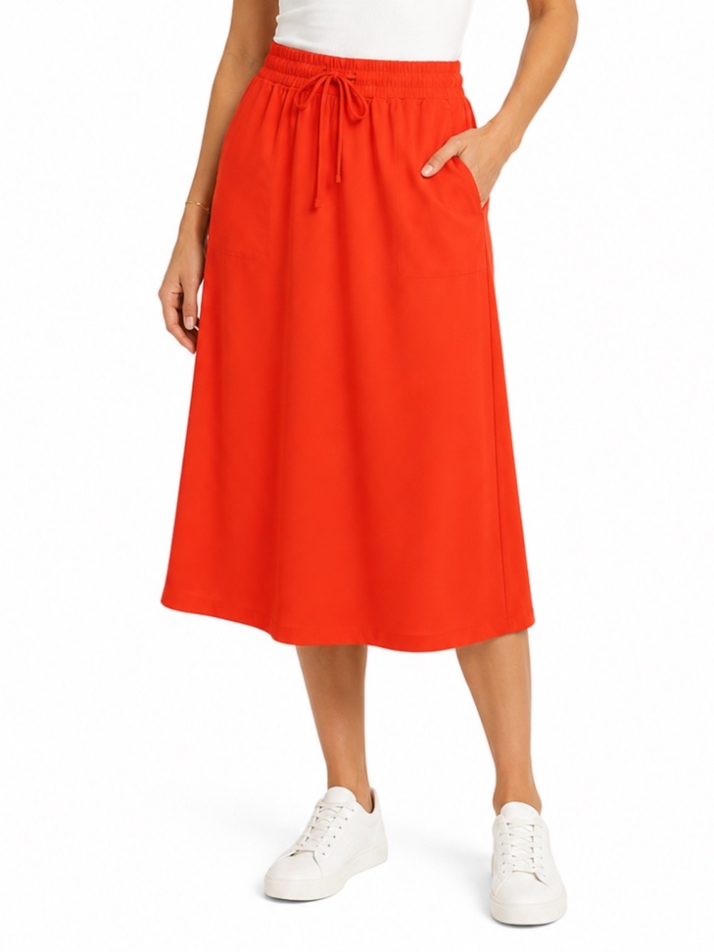 SPANX - Luxe Drape Midi Skirt